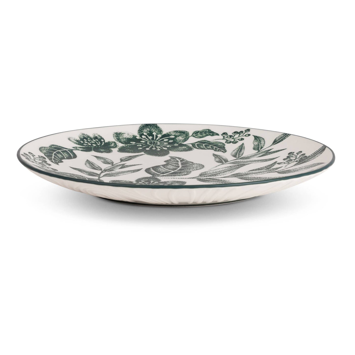 8.5" Salad Plate - Textured Leaves