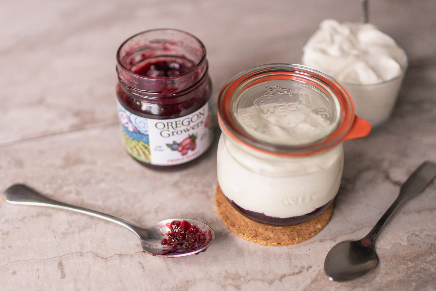 Oregon Growers - Fruit Spread 12oz Triple Berry