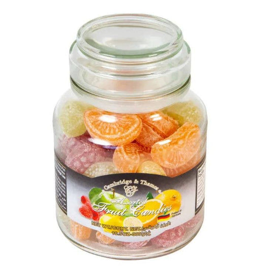 Cambridge & Thames Assorted Fruit Candies 10.5oz Jar