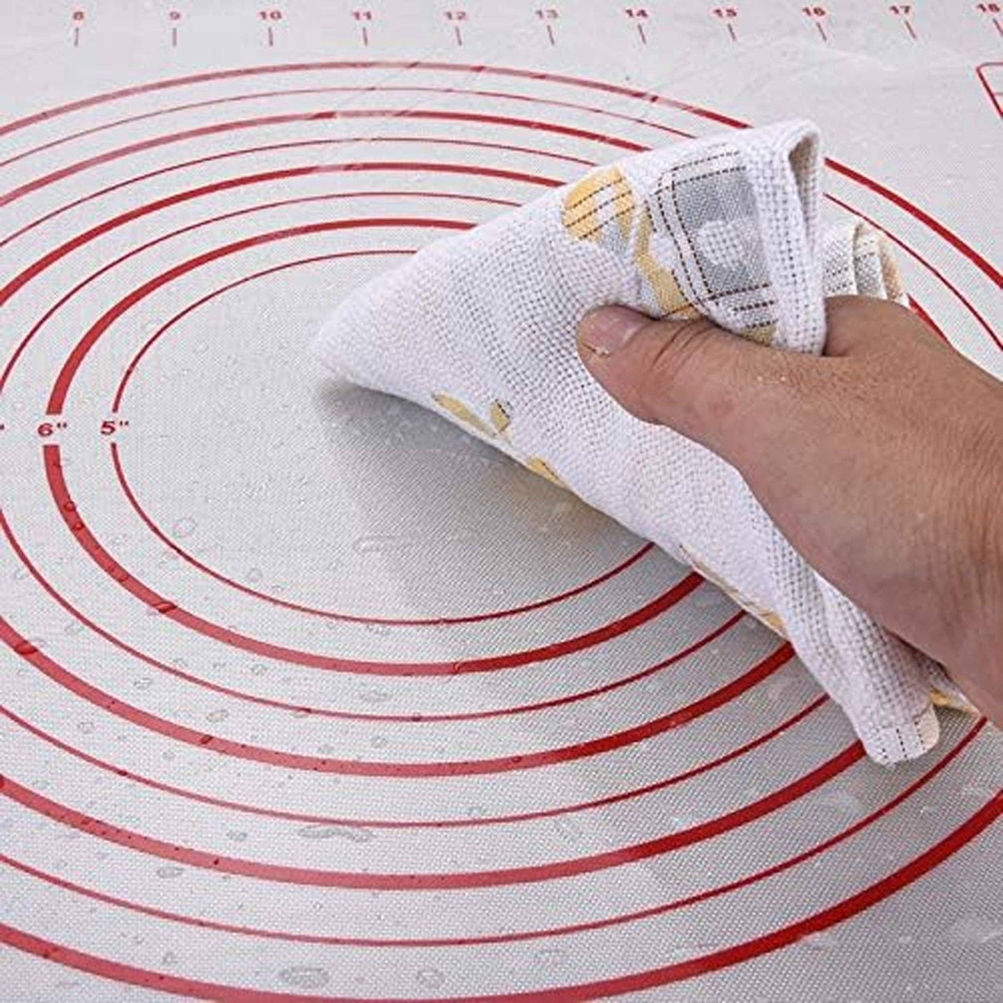 Non-Stick Silicone Baking Mat - (19.7'x27.6'inch) e