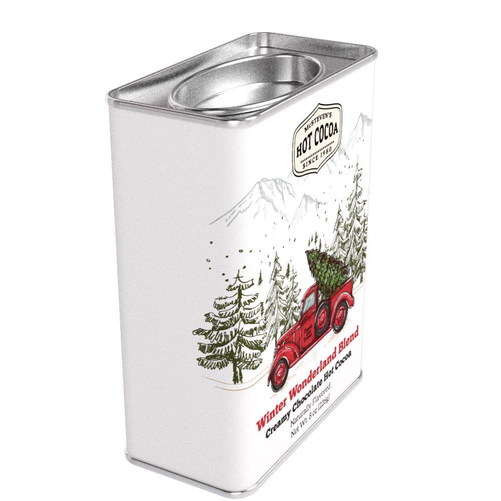 Winter Wonderland Red Truck Dark Choc Cocoa (8oz Tins)