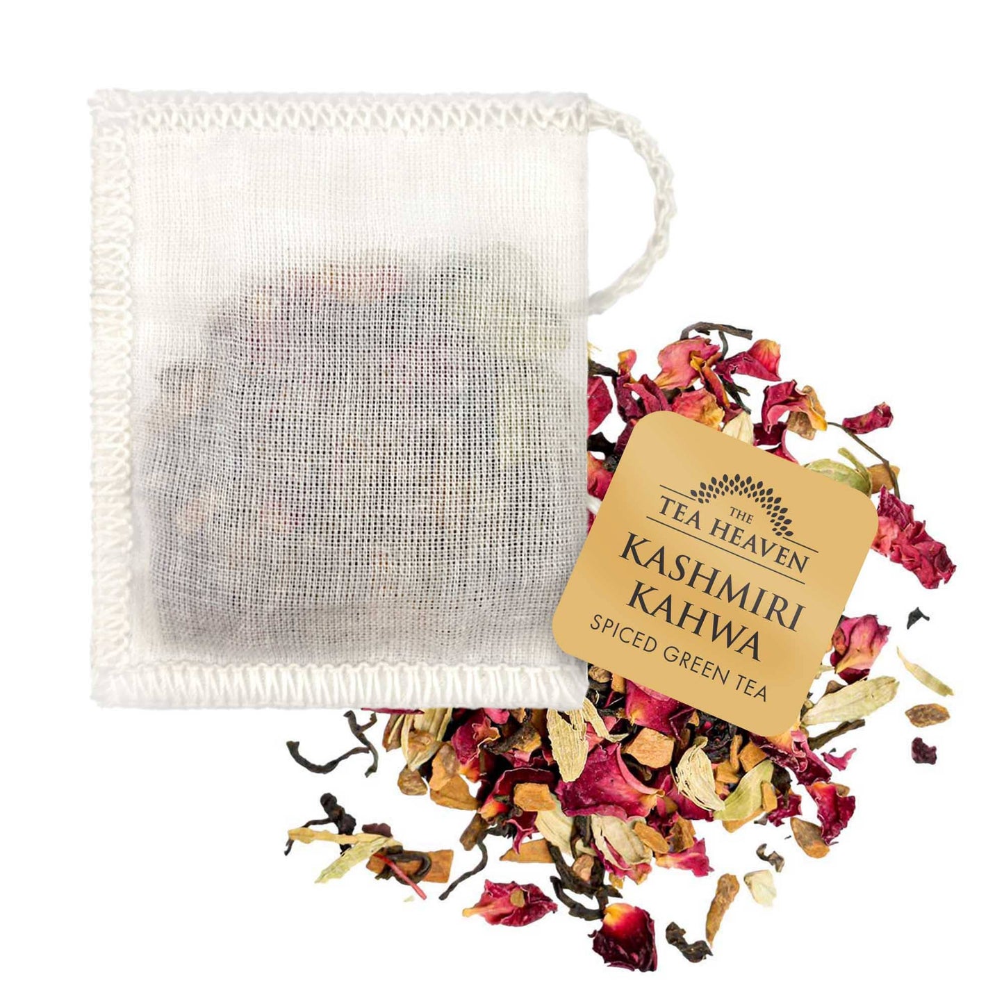 Kashmiri Kahwa green Chai Canister