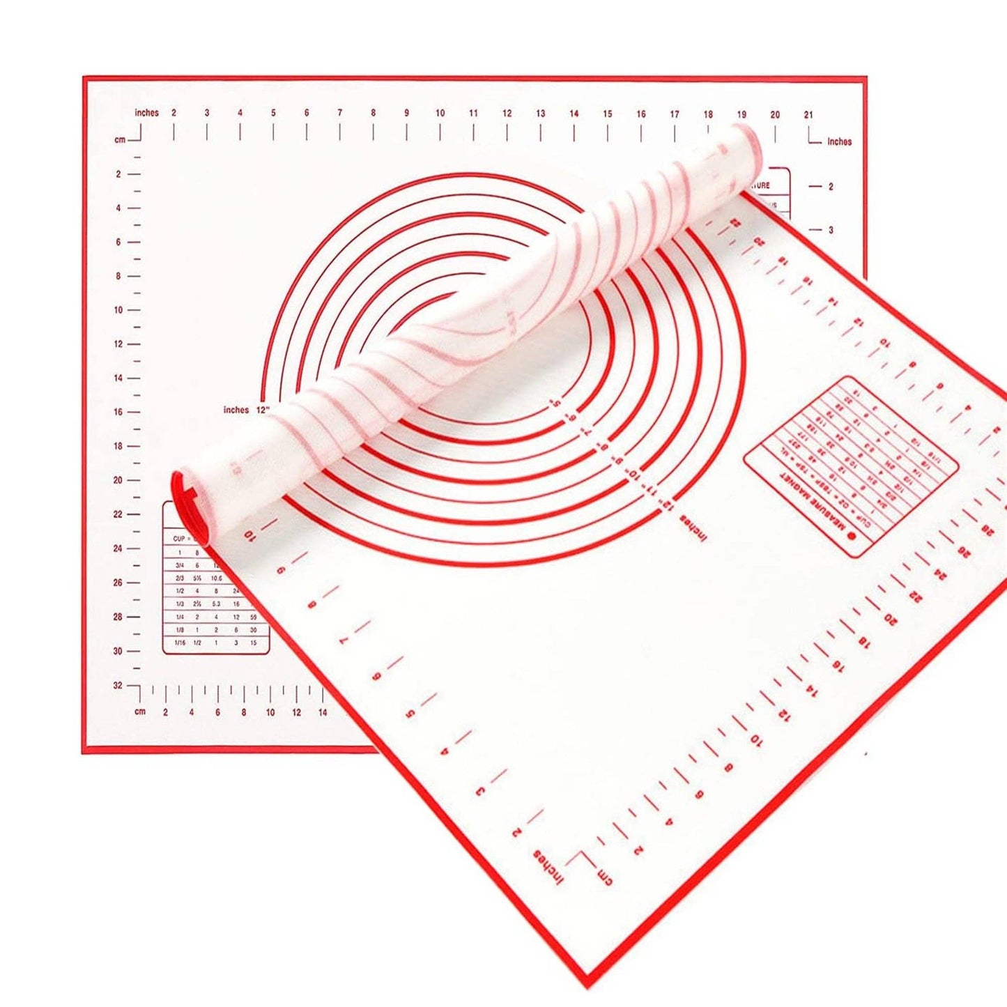Non-Stick Silicone Baking Mat - (19.7'x27.6'inch) e