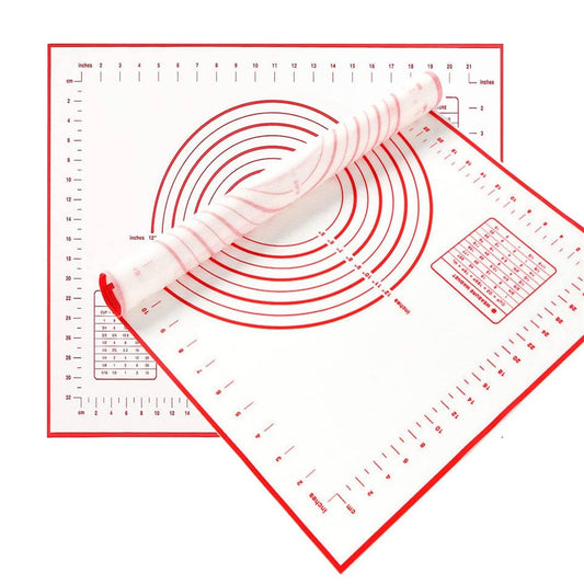 Non-Stick Silicone Baking Mat - (19.7'x27.6'inch) e