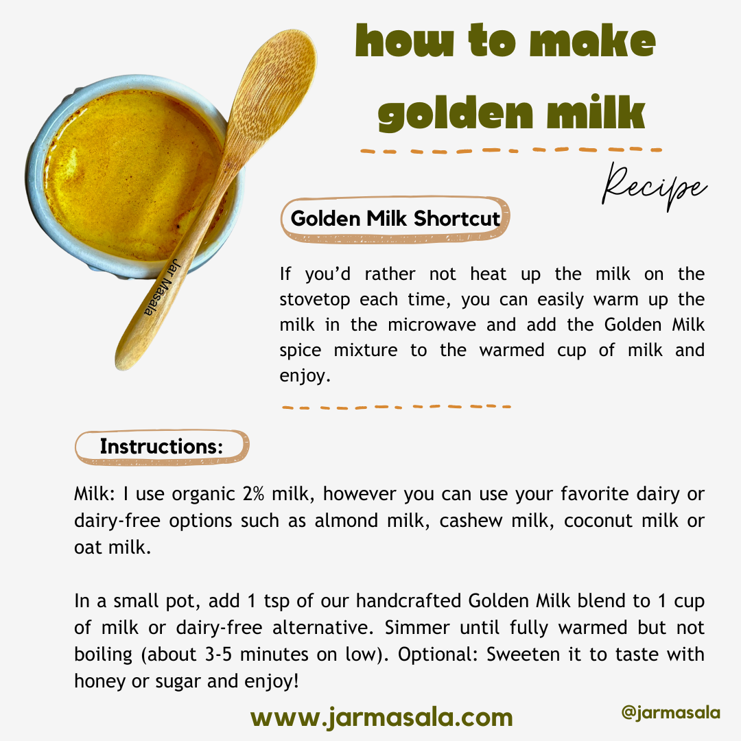 Golden Milk (turmeric milk)