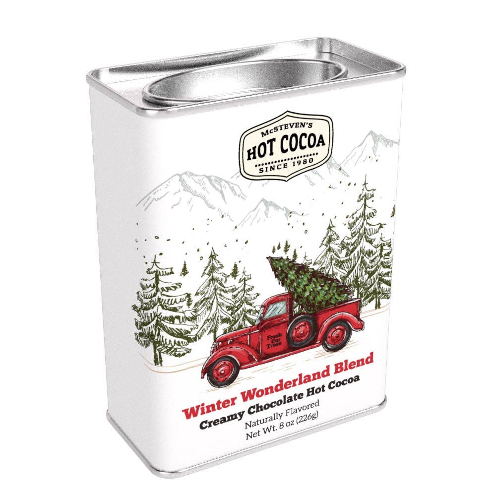 Winter Wonderland Red Truck Dark Choc Cocoa (8oz Tins)