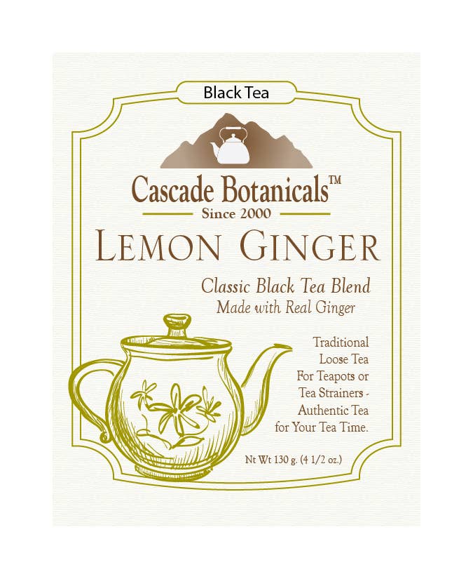 Lemon Ginger Black Tea Loose
