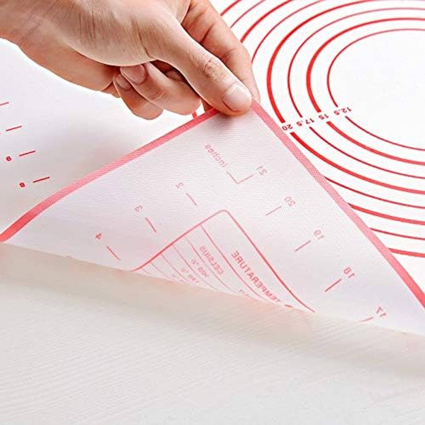 Non-Stick Silicone Baking Mat - (19.7'x27.6'inch) e