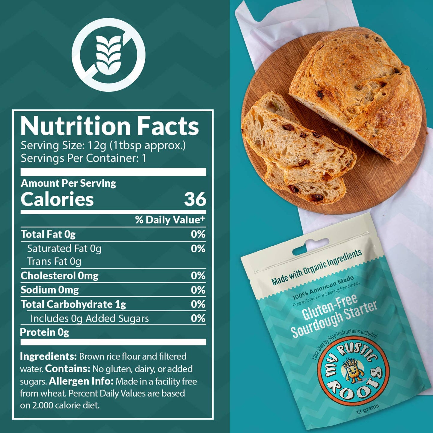 Gluten-Free Sourdough Starter Culture - Bestseller
