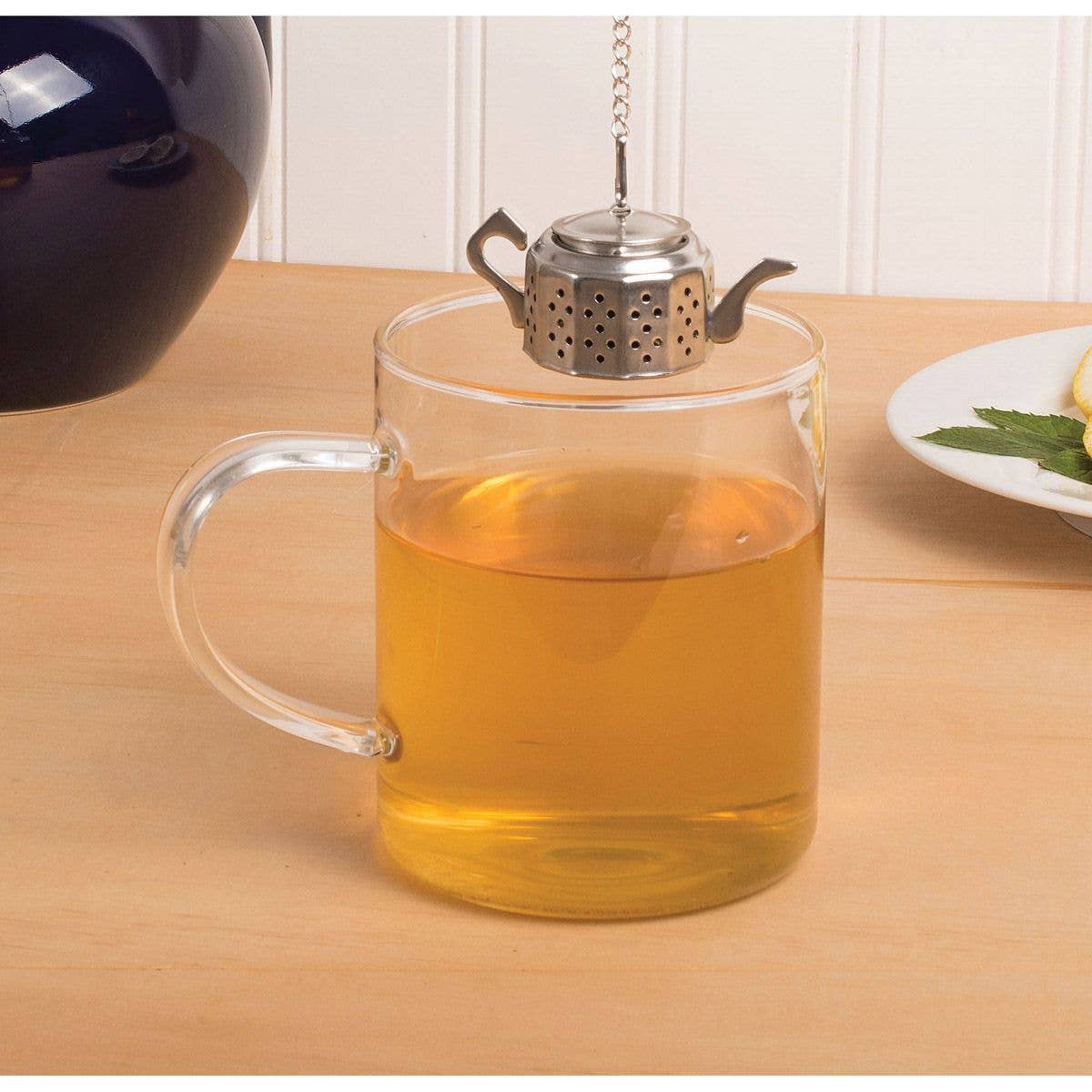 HIC Kitchen Teapot With Caddy Tea Infuser