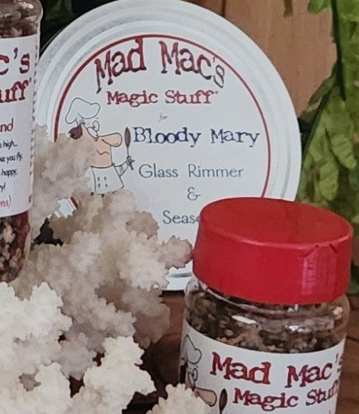 Mad Mac's Bloody Mary Glass Rimmer & Seasoning