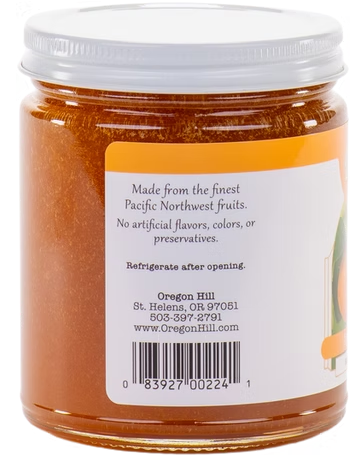 Oregon Hill Farm Apricot Jam 11 oz