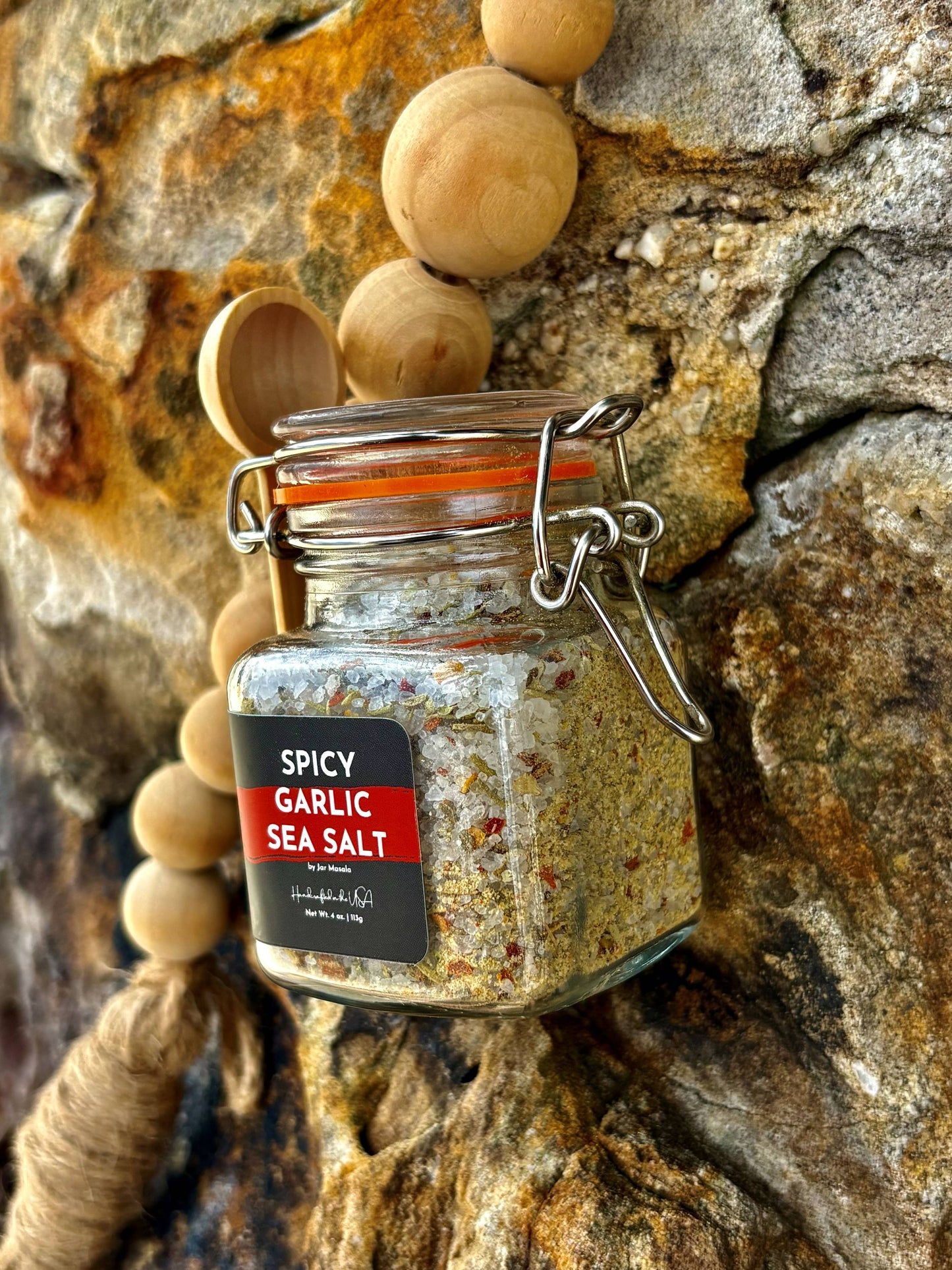 Spicy Garlic Sea Salt