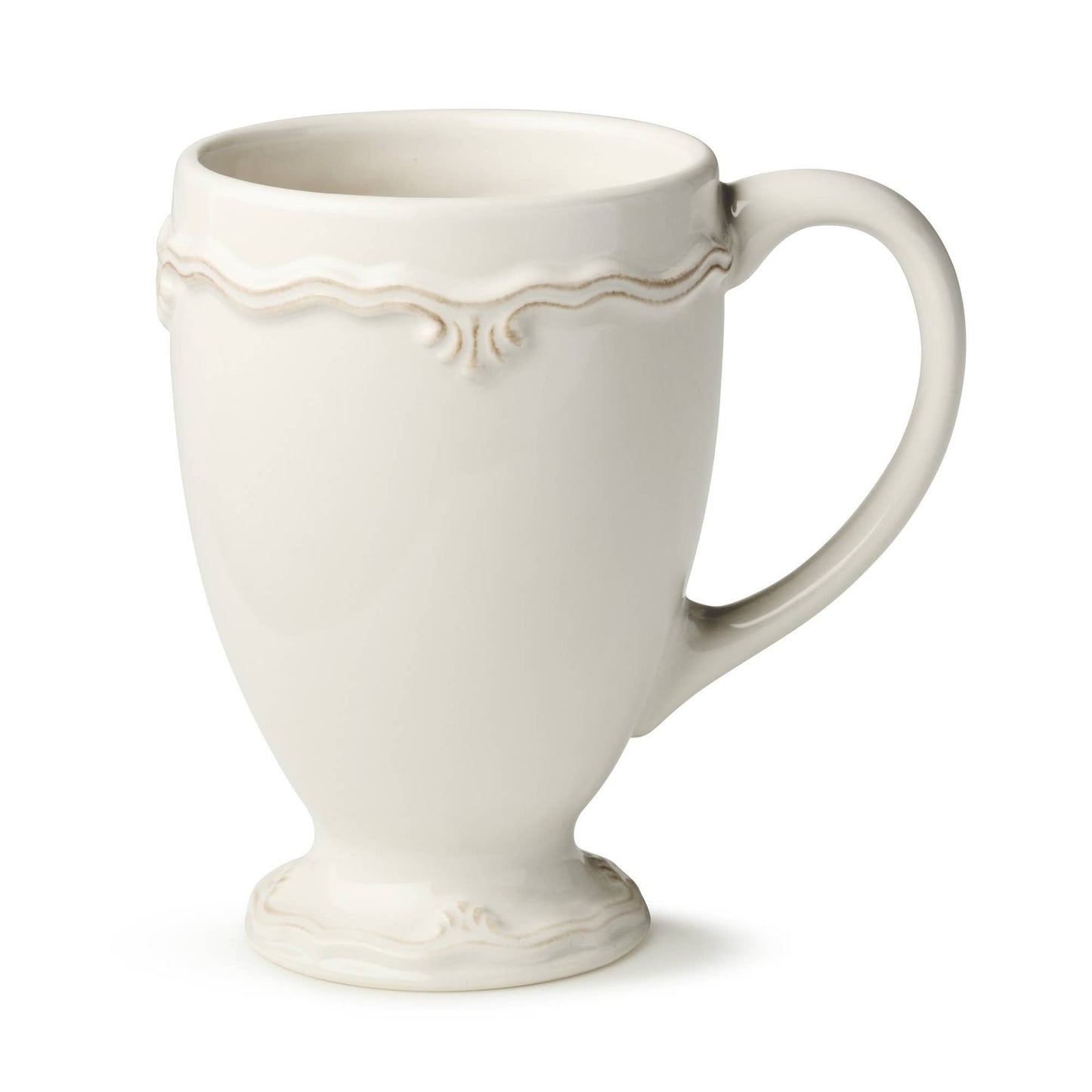 Heritage Scroll Mug – Handcrafted with Elegant Whimsy