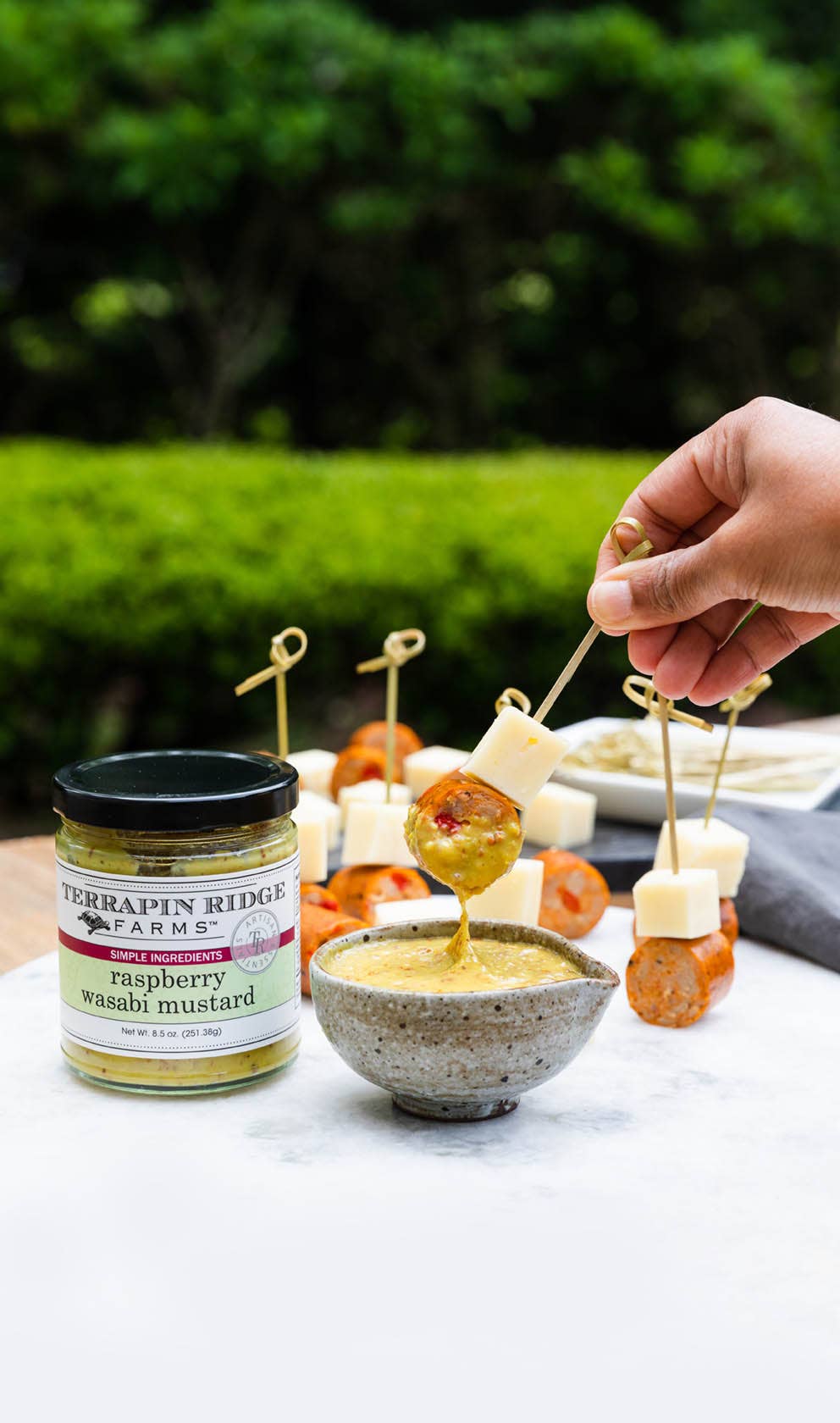 Raspberry Wasabi Mustard