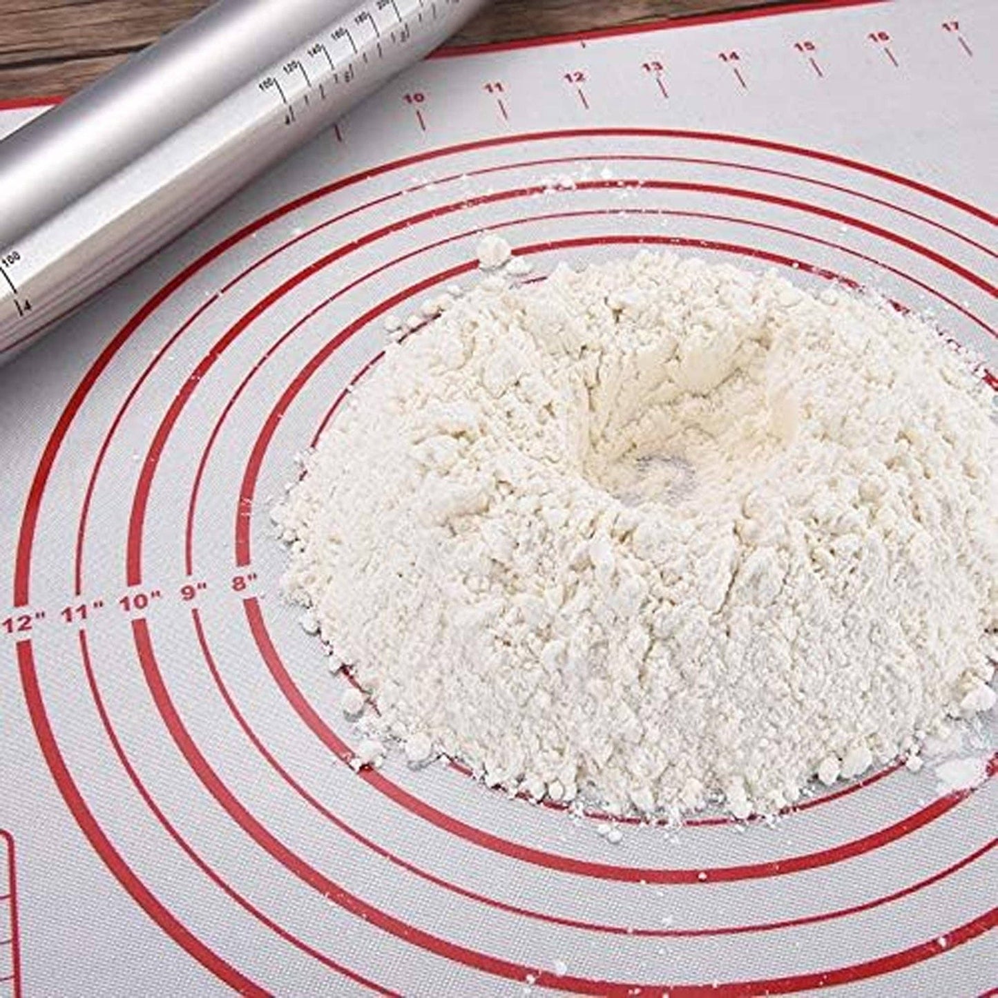 Non-Stick Silicone Baking Mat - (19.7'x27.6'inch) e