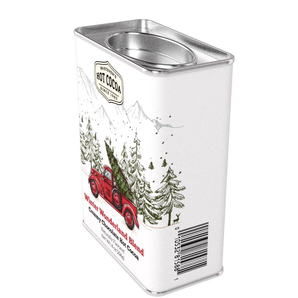 Winter Wonderland Red Truck Dark Choc Cocoa (8oz Tins)