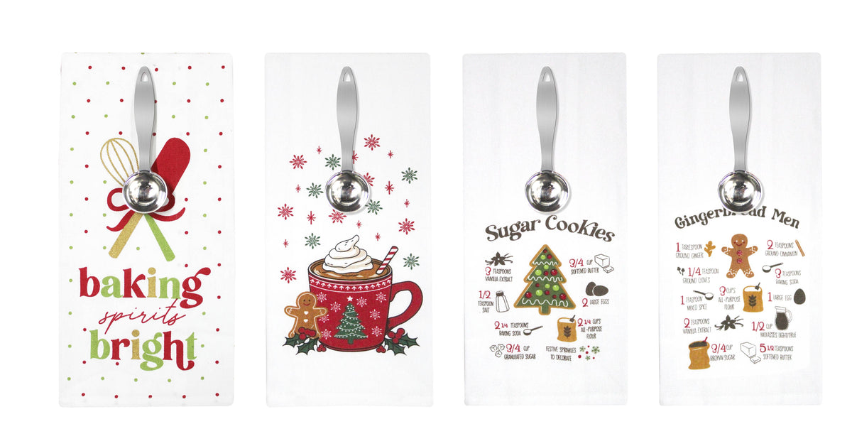 Holiday Teaspoon & Tea Towel set