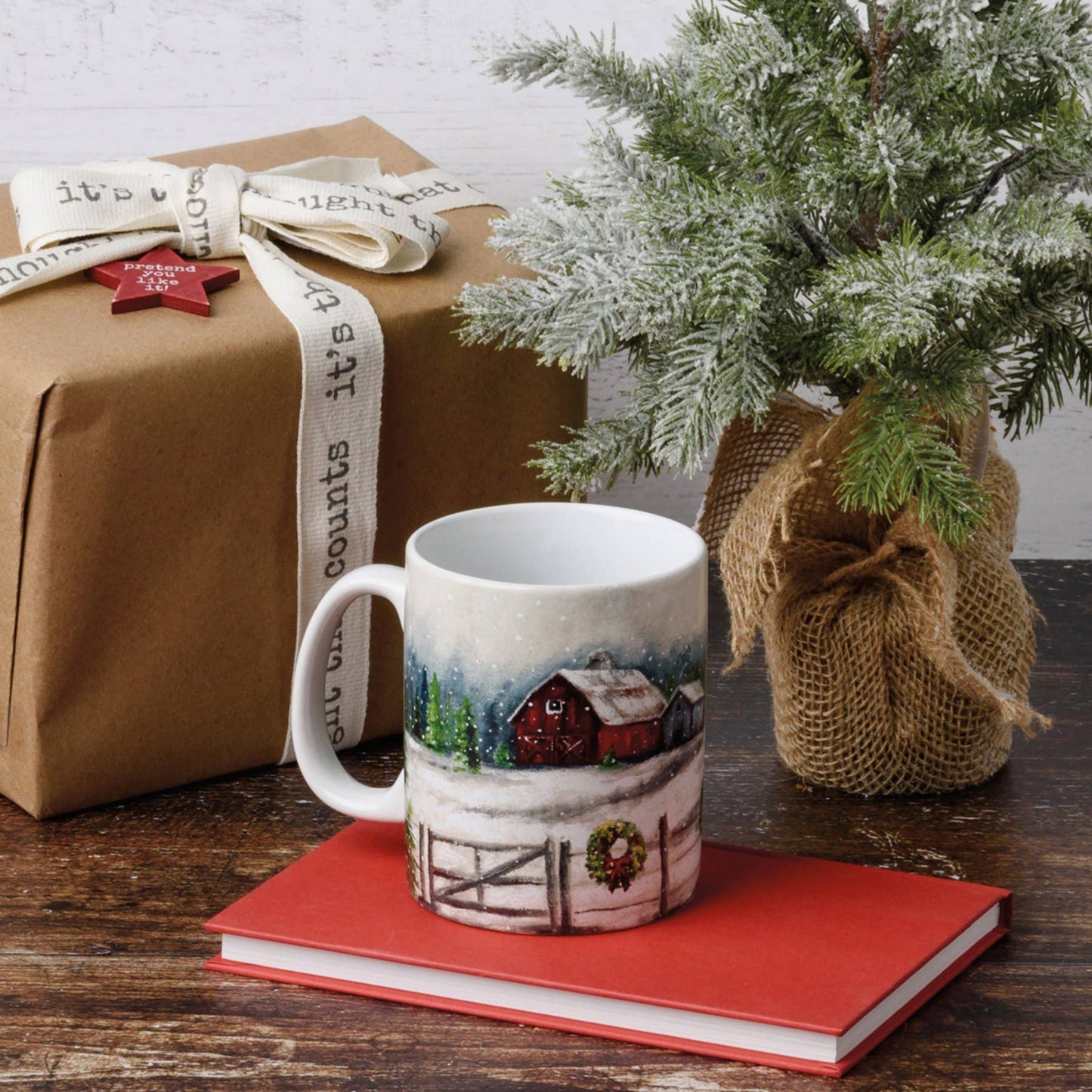 Winter Farm Mug