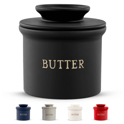 Kook French Butter Keeper Dish, Ceramic