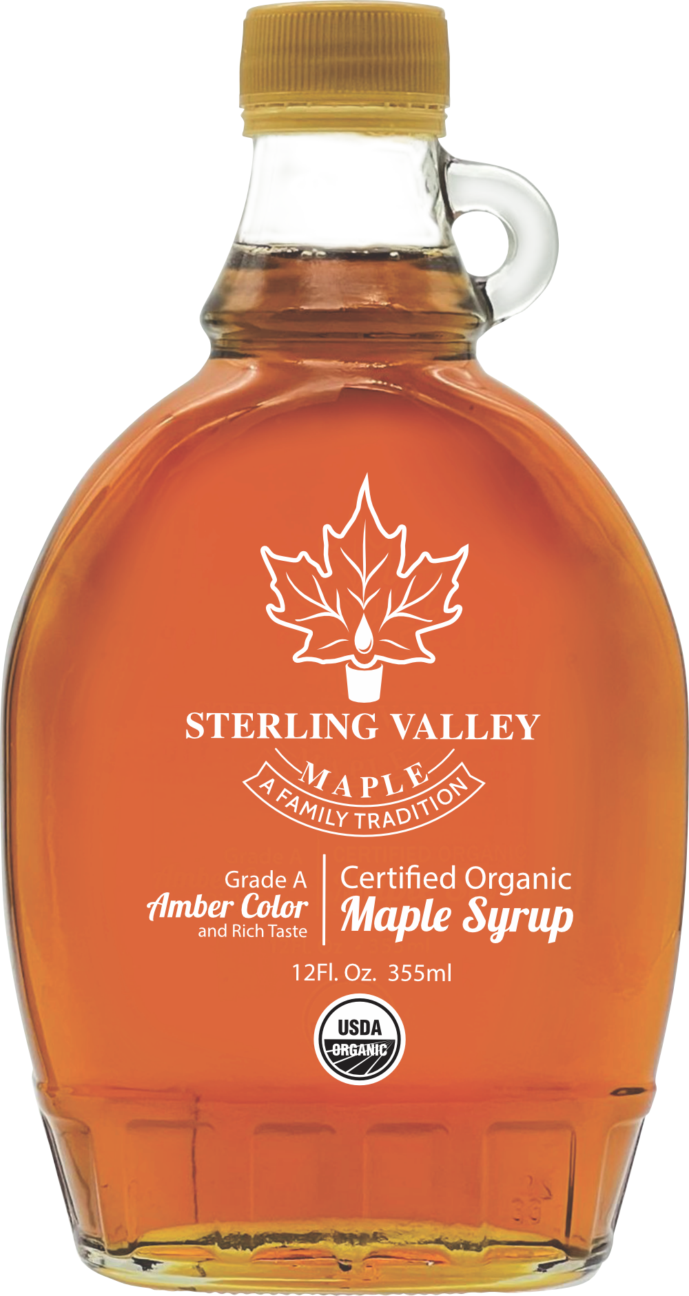 Certified Organic Maple Syrup: Amber Color/Rich Taste: 8oz