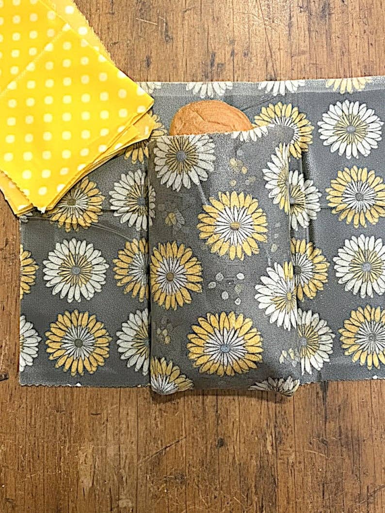 Beeswax Wrap Set of 3 Reusable Food Wraps