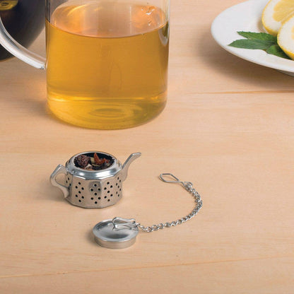 HIC Kitchen Teapot With Caddy Tea Infuser