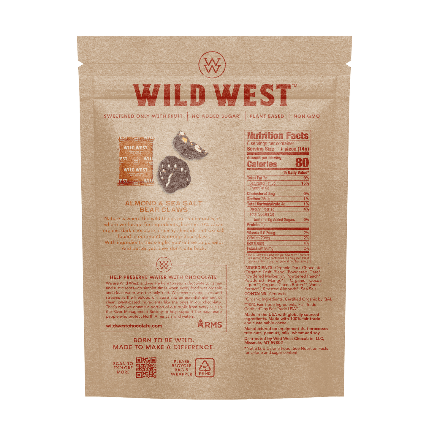 Wild West Almond & Sea Salt Bear Claws