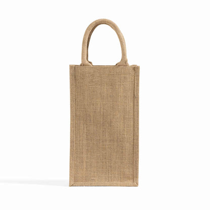 Jute Wine Bag - 2 bottle size