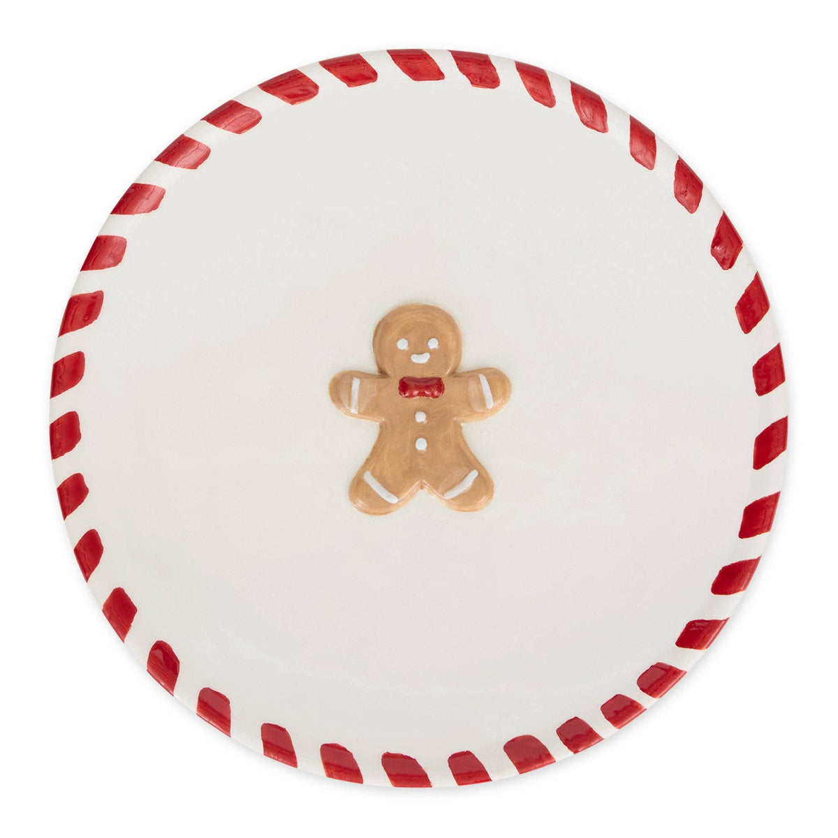Gingerbread Man Dessert Plate