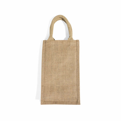 Jute Wine Bag - 2 bottle size