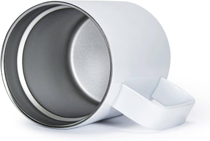 12oz Sublimation Coffee Mug with Handle & Lid