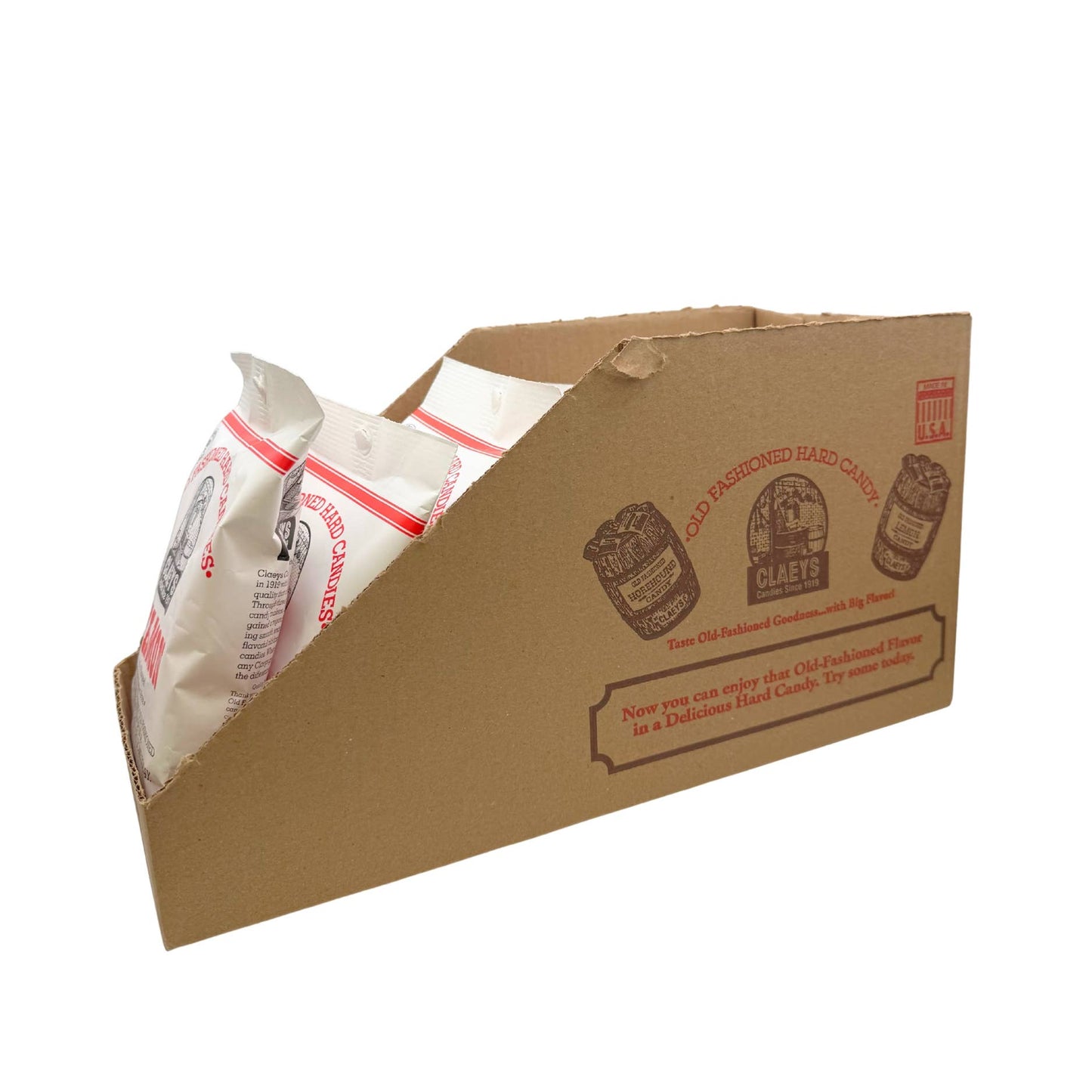 Claeys Old Fashioned Hard Candy Cinnamon Drops 6oz Bag