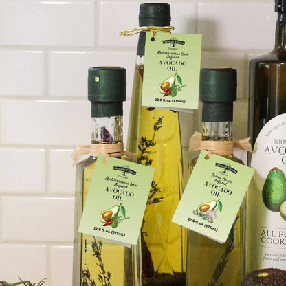 Mediterranean Herb Avocado Oil (375mL Etched)