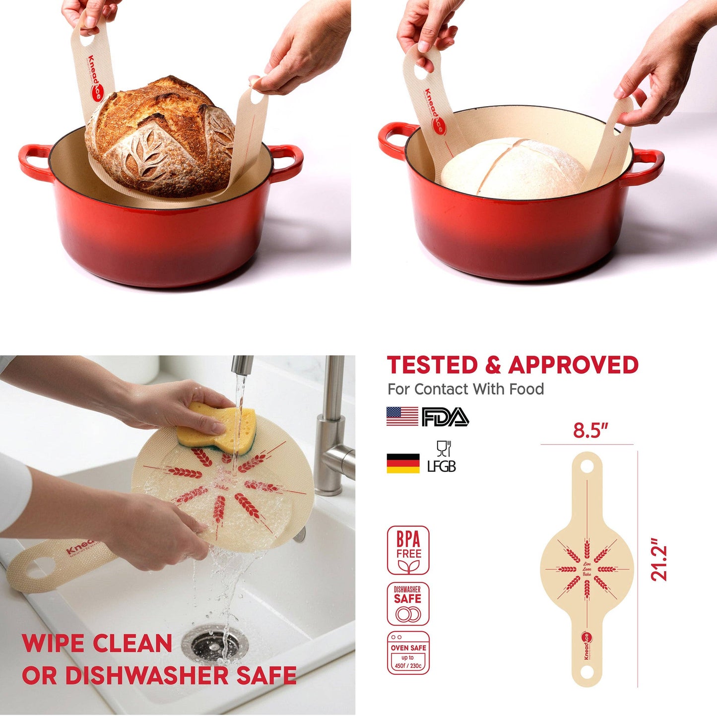 KneadAce Sourdough Essentials - Round Set
