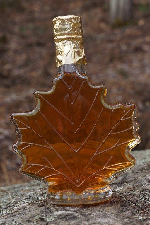Maple Syrup | Glass Maple Leaf | 250ml