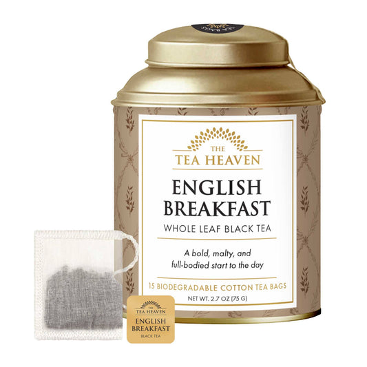 English Breakfast Tea Bag Canister