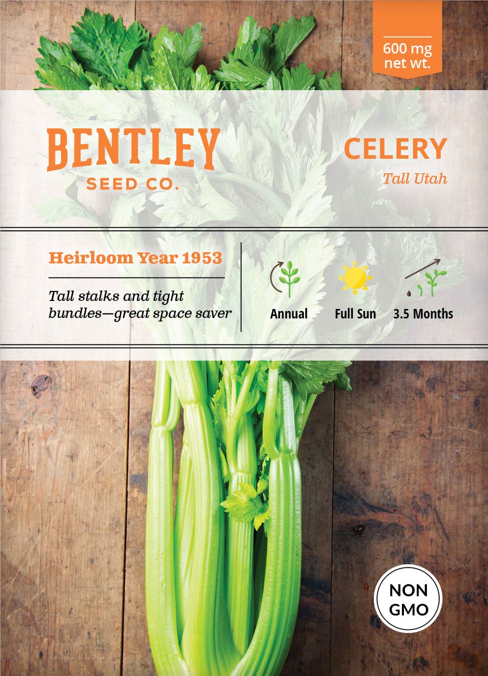 Celery- Tall, Utah Seed Packets