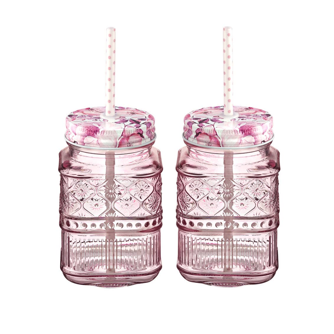 Claro Mason Jars drink glass set