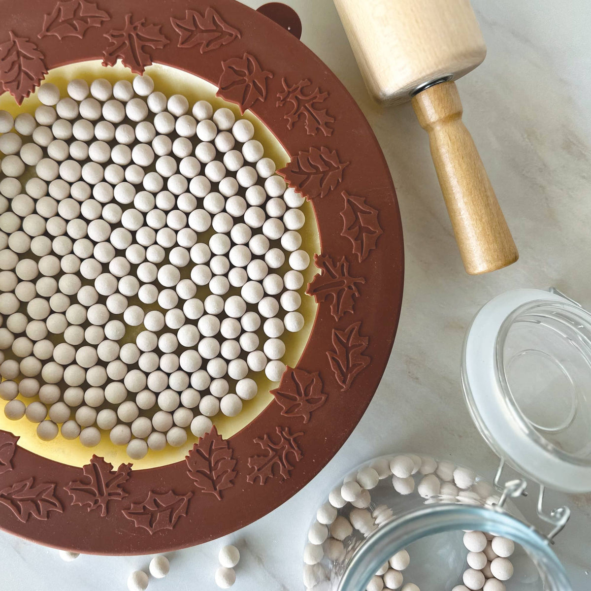 Pie Crust Shield Silicone