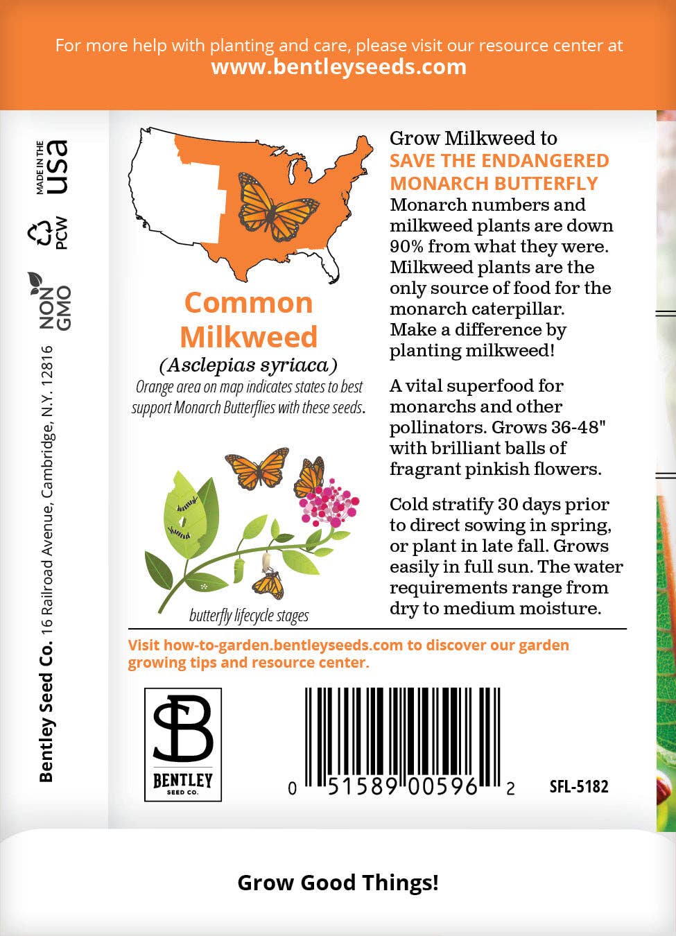 Milkweed, Common Seed Packets