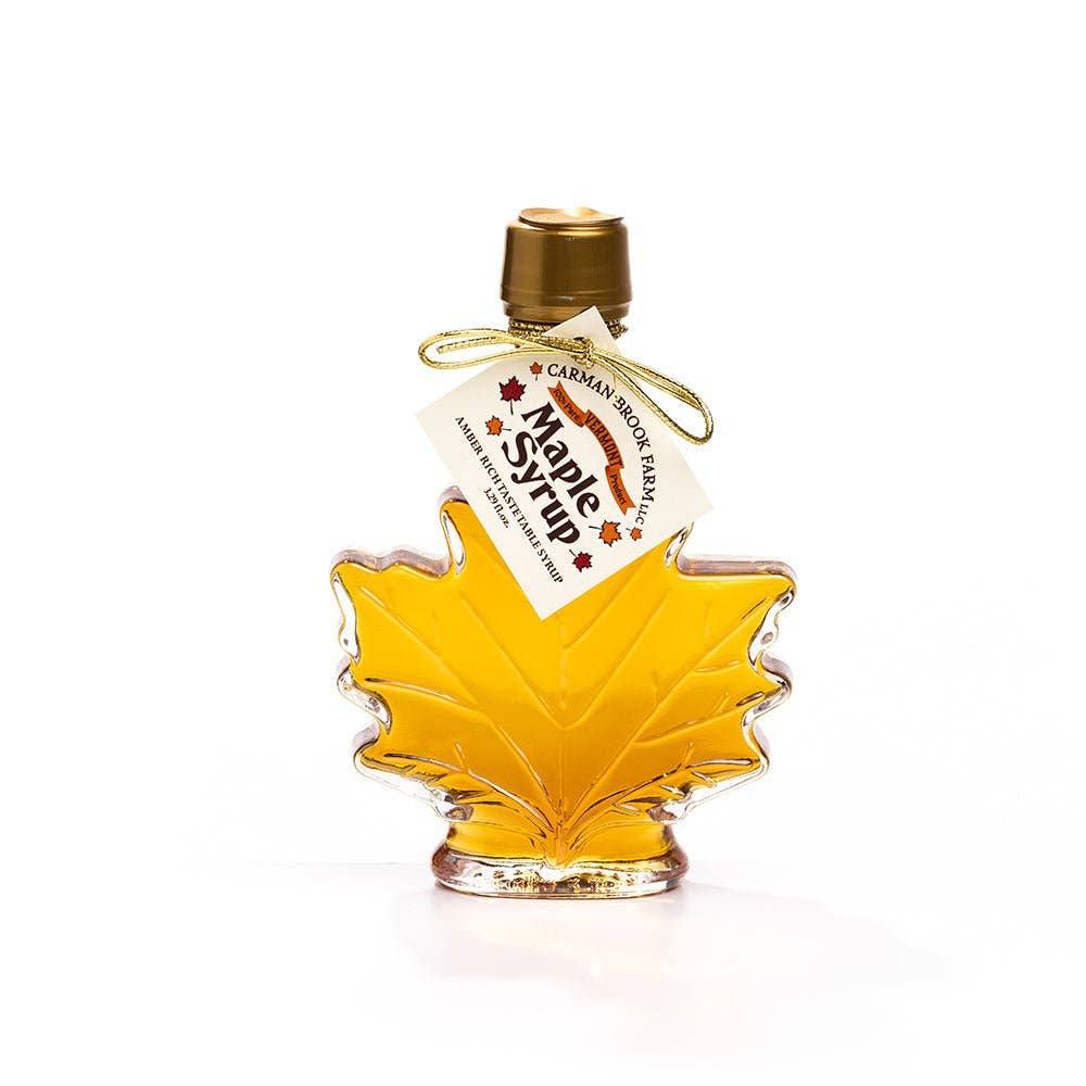 Maple Syrup Leaf Bottle in Multiple Sizes: Small - 1.7 oz