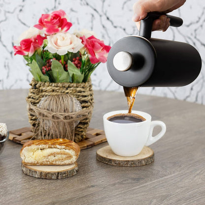 Mixpresso Stainless Steel French Press Coffee Maker 27 Oz 800ML Double Wall Metal Insulated Coffee Press & Tea Brewer: Bronze
