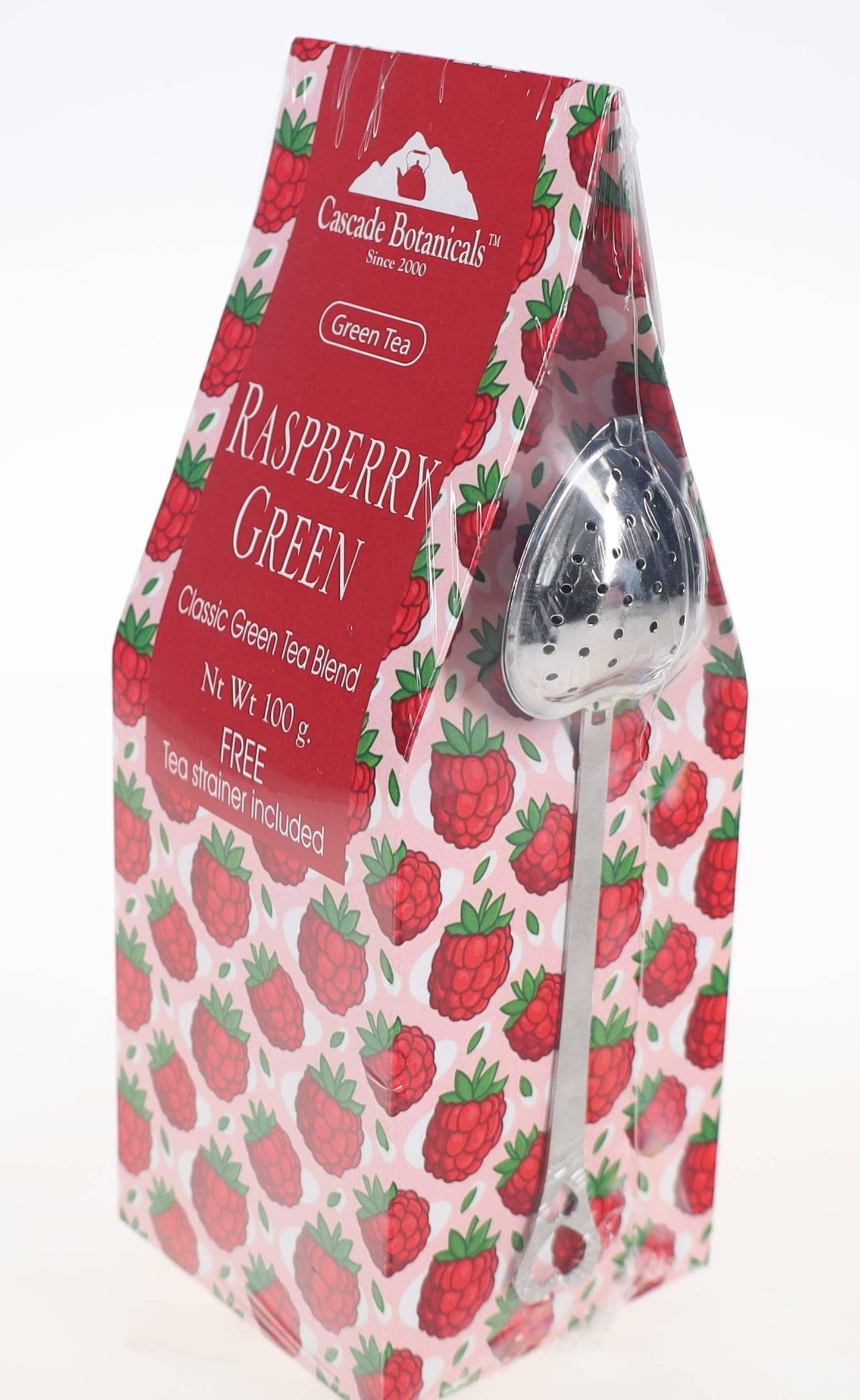 Green Loose Tea Gift Box, Classic Flavors, FREE STRAINER: Mango Green