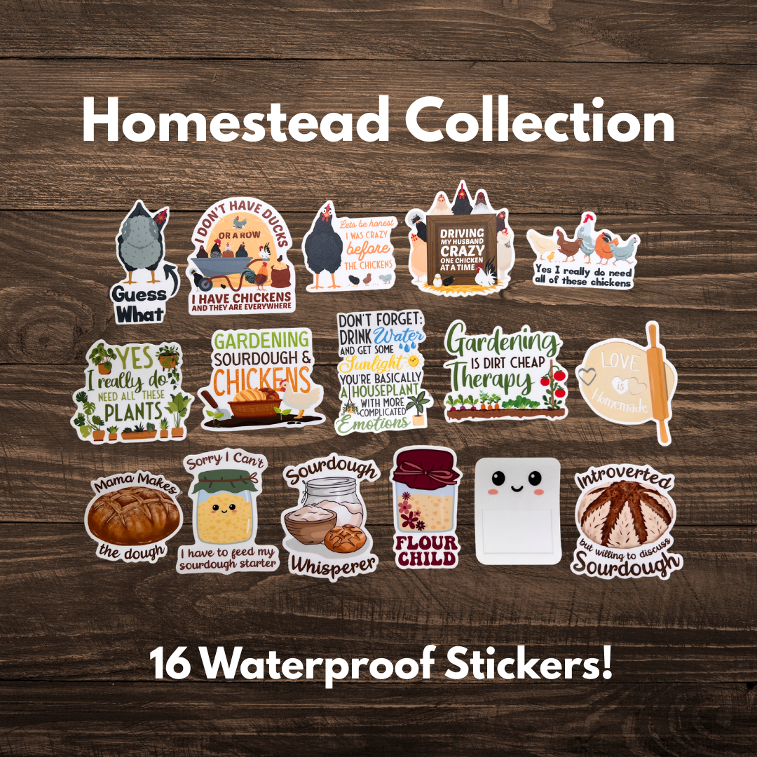 Homestead Collection: Waterproof Stickers – Butte Creek Mill