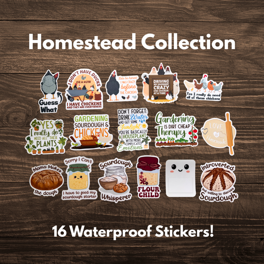 Homestead Collection: Waterproof Stickers
