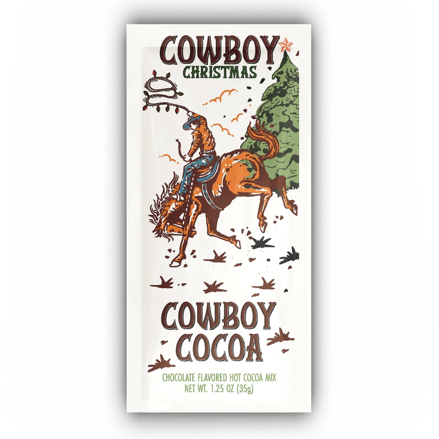 Cowboy Christmas Chocolate Cocoa (1.25oz Packets)