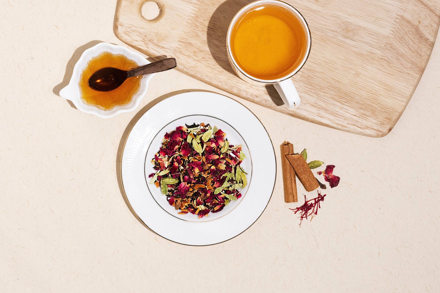 Kashmiri Kahwa Spiced Green Loose Leaf Canister