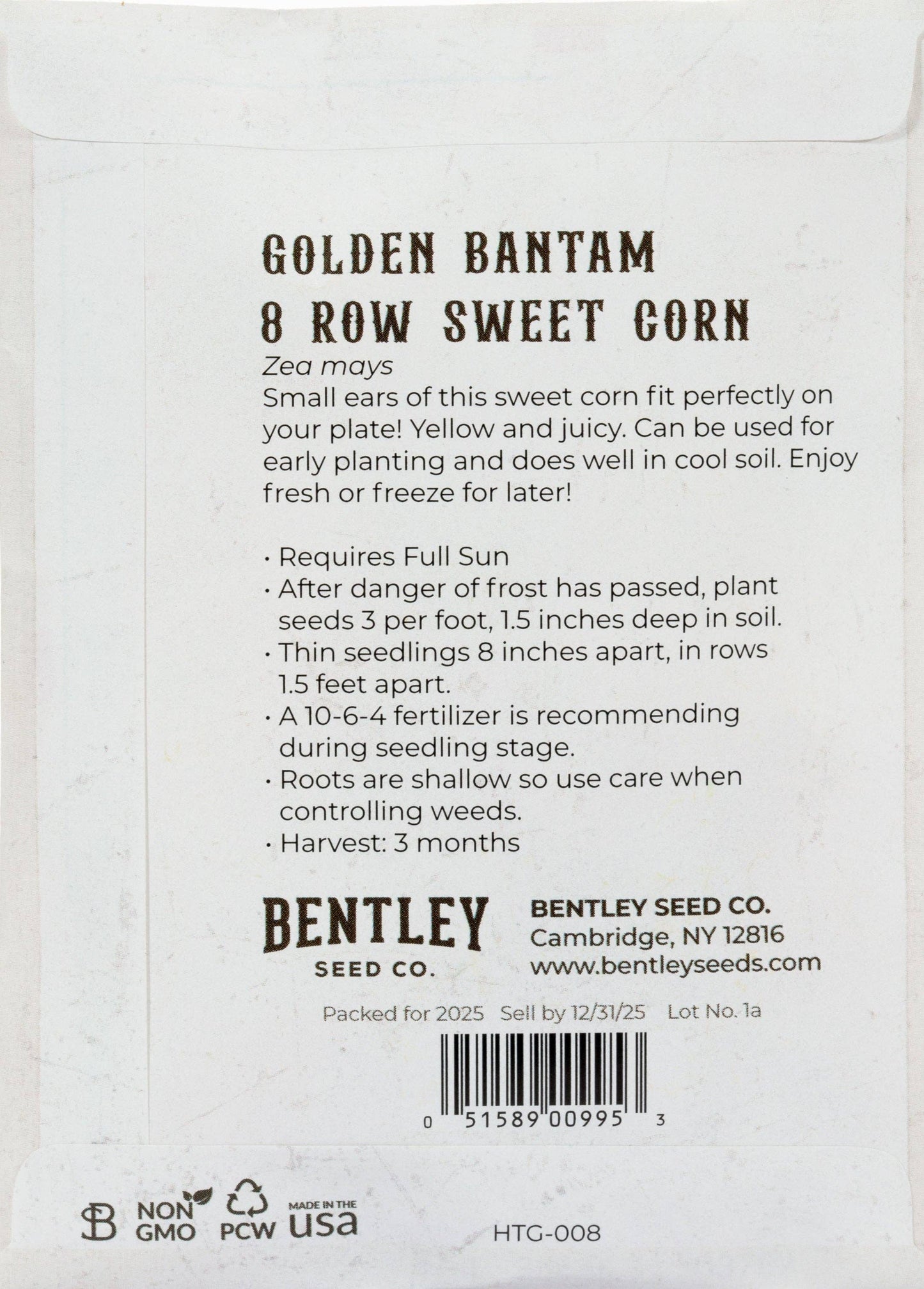 Corn-Golden Bantam 1902