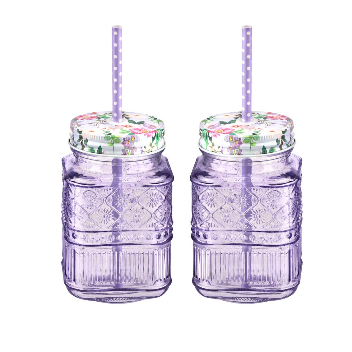 Claro Mason Jars drink glass set